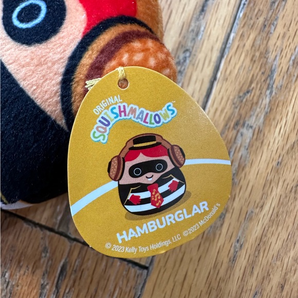 McDonald’s Squishmallows 2023 Hamburglar Plush - Picture 3 of 5
